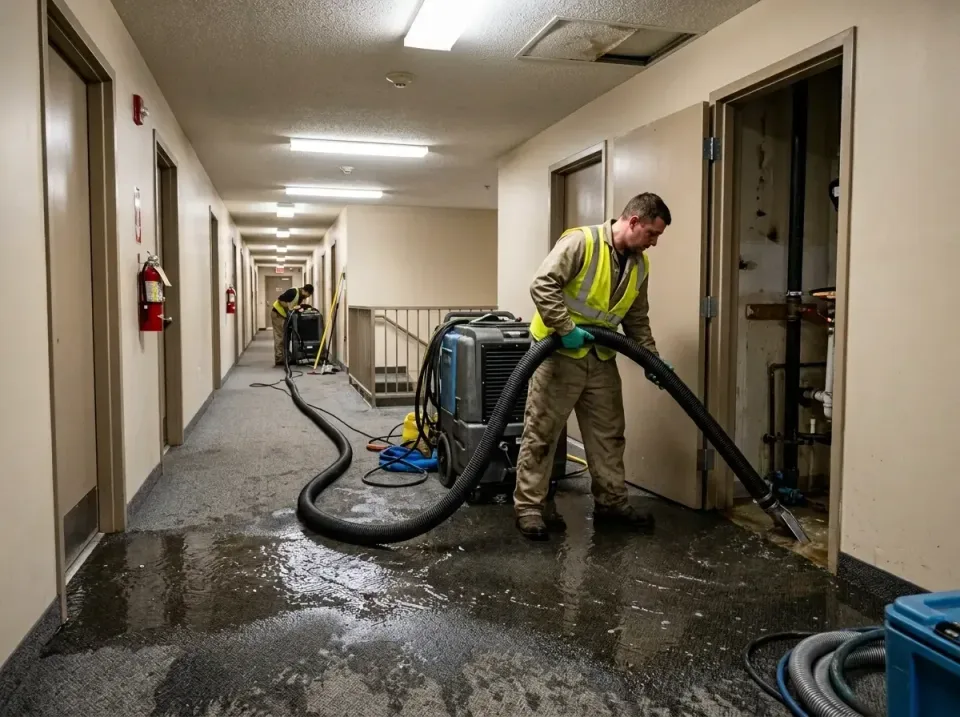 multi-unit-apartment-hallway-f-005 — frequently asked questions, Emergency Burst Pipe Water Extraction & Removal in Coto de…